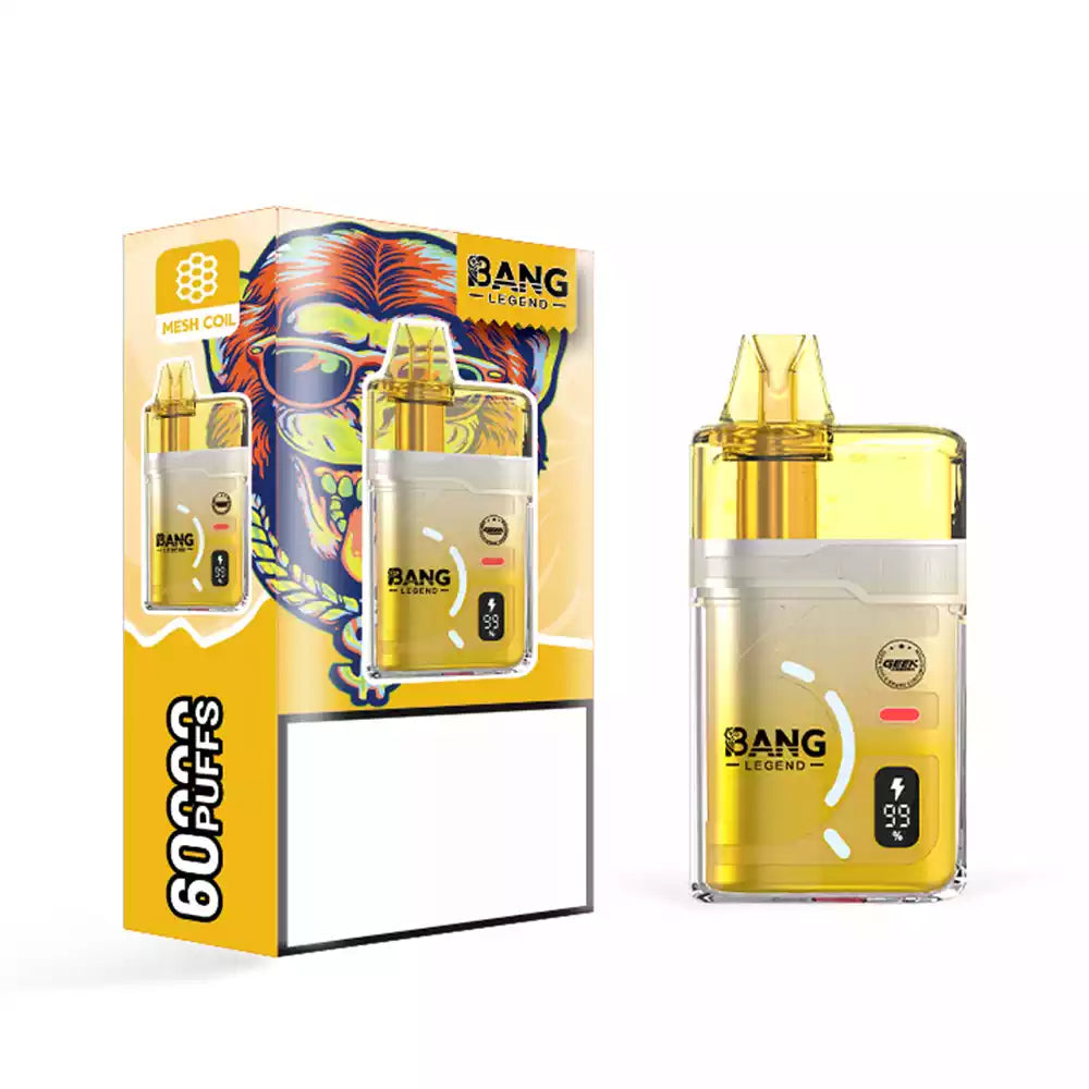 BANG LEGEND 60K 60000 Puffs DSK071 Disposable Vapes Wholesale Dual Mesh Coil Bulk Buy Rechargeable