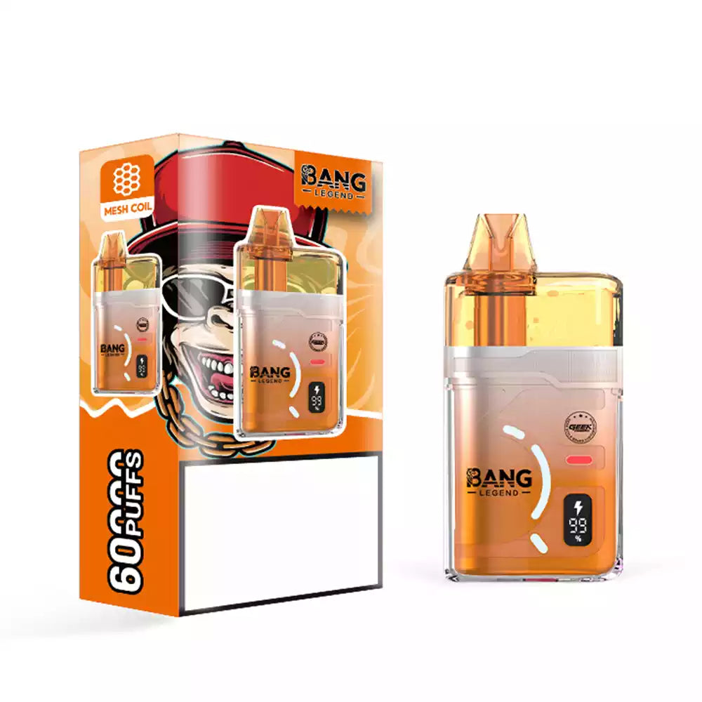 BANG LEGEND 60K 60000 Puffs DSK071 Disposable Vapes Wholesale Dual Mesh Coil Bulk Buy Rechargeable