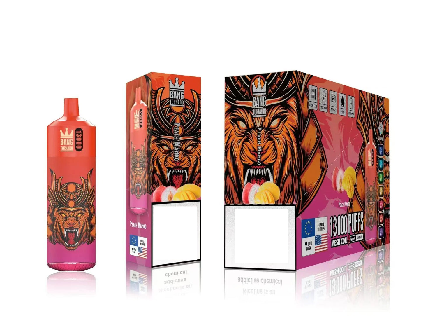BANG TORNADO 13000 Puffs Bulk Buy Rechargeable Disposable Vape Wholesale
