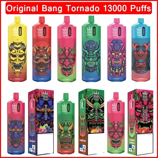BANG TORNADO 13000 Puffs Bulk Buy Rechargeable Disposable Vape Wholesale