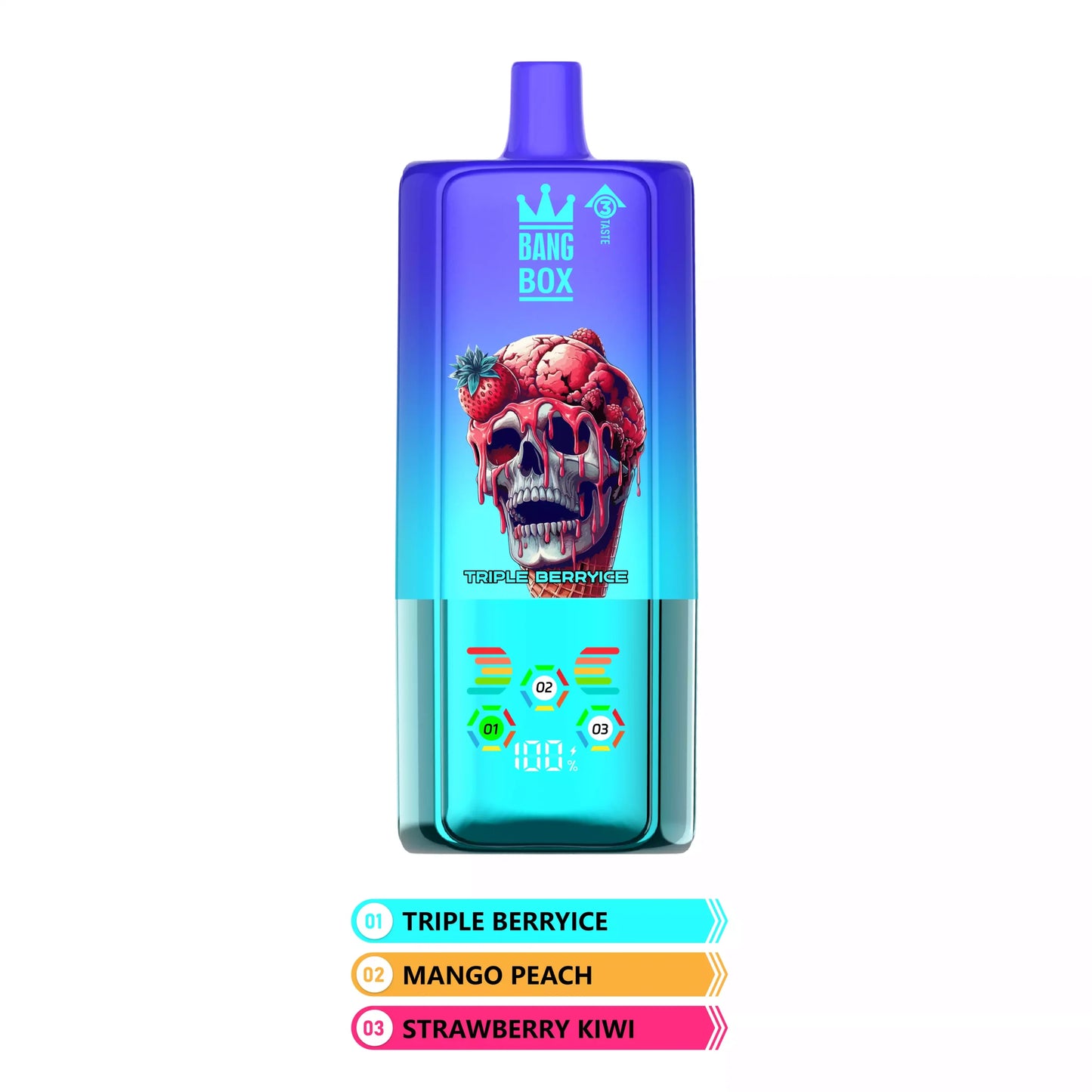 BANG BOX 80000 Puffs Triple Tastes Disposable Vape Bulk Buy Rechargeable 80K Disposable Vapes Wholesale