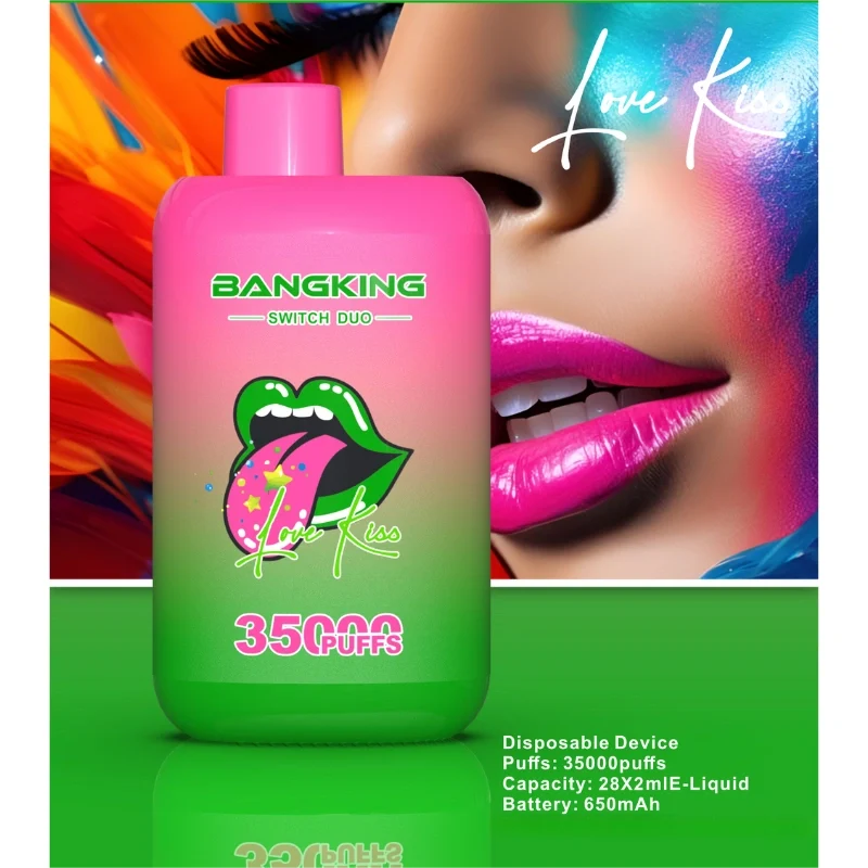BANGKING 35000 PUFFS SWITCH DUO Bulk Sale Good Price Vape-650mAh Battery. 28ml E-liquid. Multiple Nicotine 12 Flavors