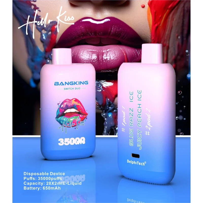BANGKING 35000 PUFFS SWITCH DUO Bulk Sale Good Price Vape-650mAh Battery. 28ml E-liquid. Multiple Nicotine 12 Flavors