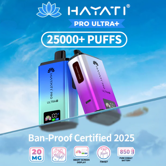 Hayati Pro Ultra Plus 25000 Puff 25K Bar Twist Pod Kit