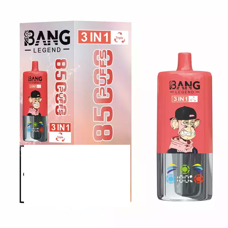 BANG LEGEND 85000 Puffs DSK058 Rechargeable 3-IN-1 Bulk Buy Disposable Vapes Wholesale