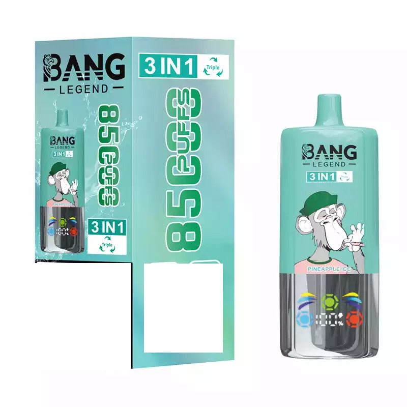 BANG LEGEND 85000 Puffs DSK058 Rechargeable 3-IN-1 Bulk Buy Disposable Vapes Wholesale