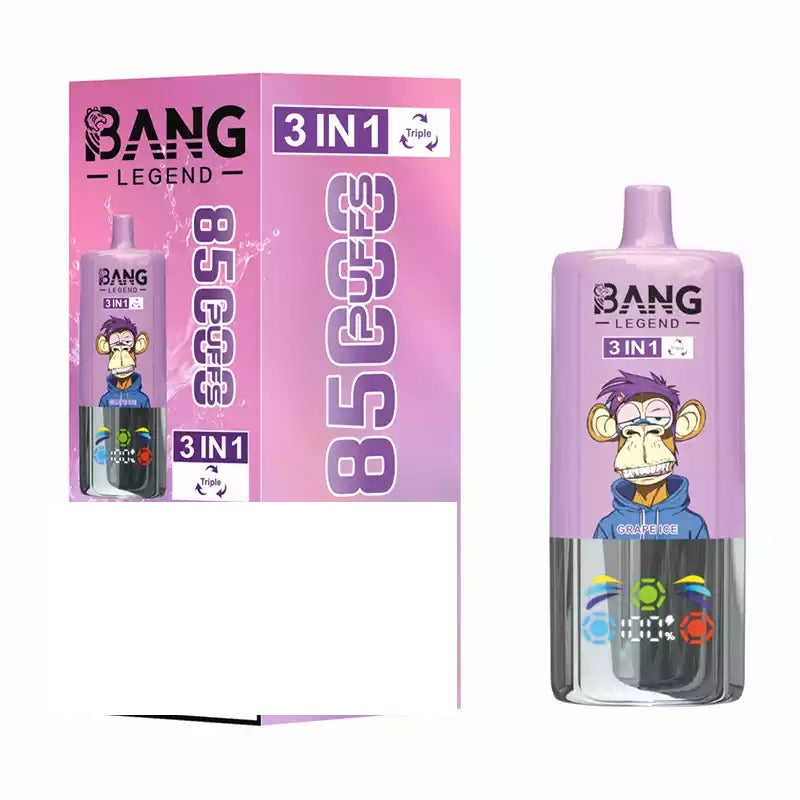 BANG LEGEND 85000 Puffs DSK058 Rechargeable 3-IN-1 Bulk Buy Disposable Vapes Wholesale