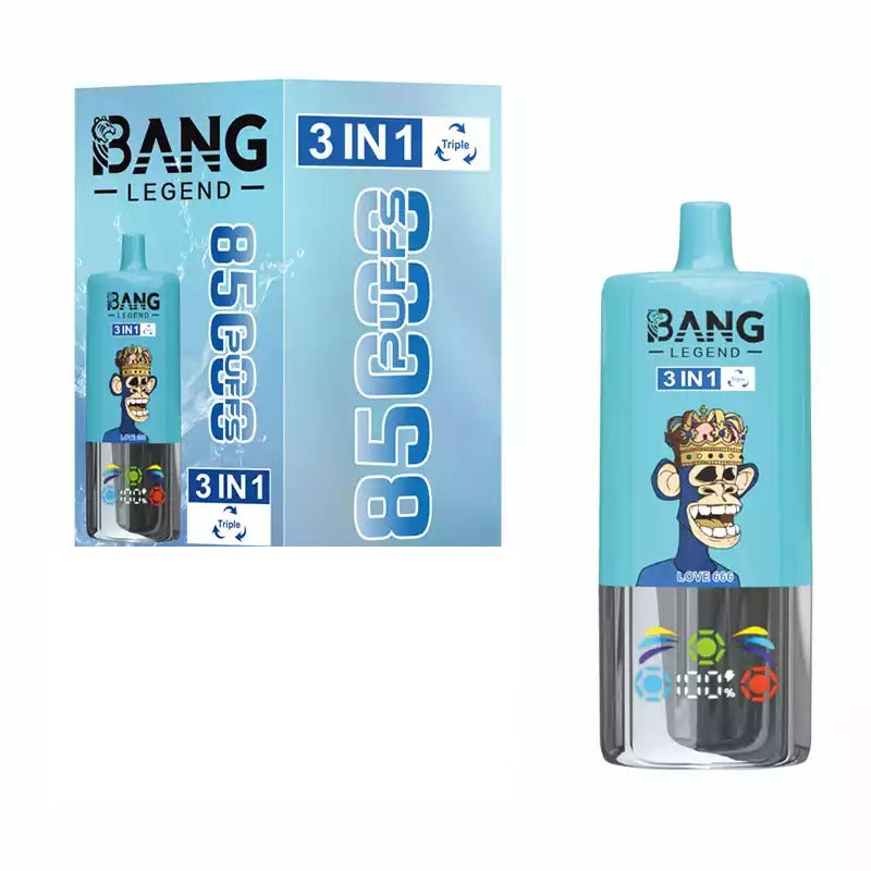 BANG LEGEND 85000 Puffs DSK058 Rechargeable 3-IN-1 Bulk Buy Disposable Vapes Wholesale