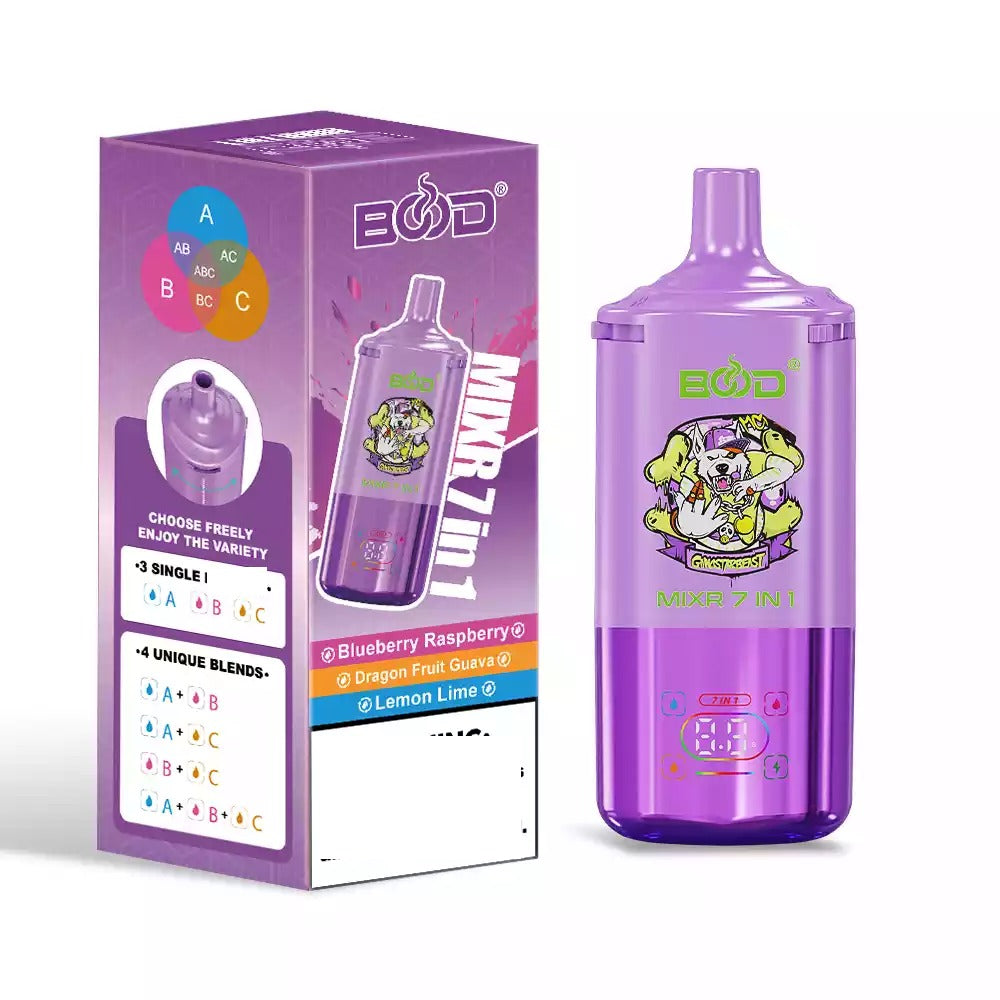 BOOD MIXR 80000 Puffs 7-in-1 Taste Bulk Buy Rechargeable Disposable Vapes Wholesale