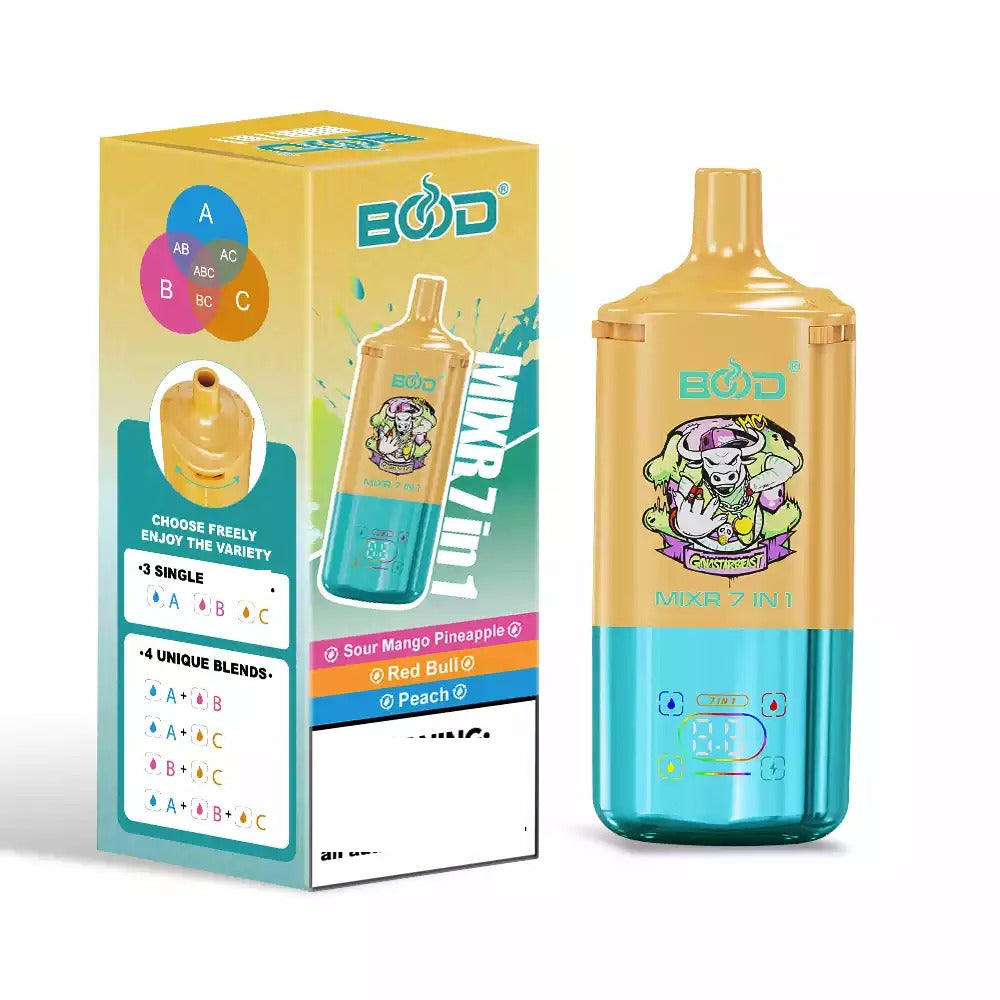 BOOD MIXR 80000 Puffs 7-in-1 Taste Bulk Buy Rechargeable Disposable Vapes Wholesale
