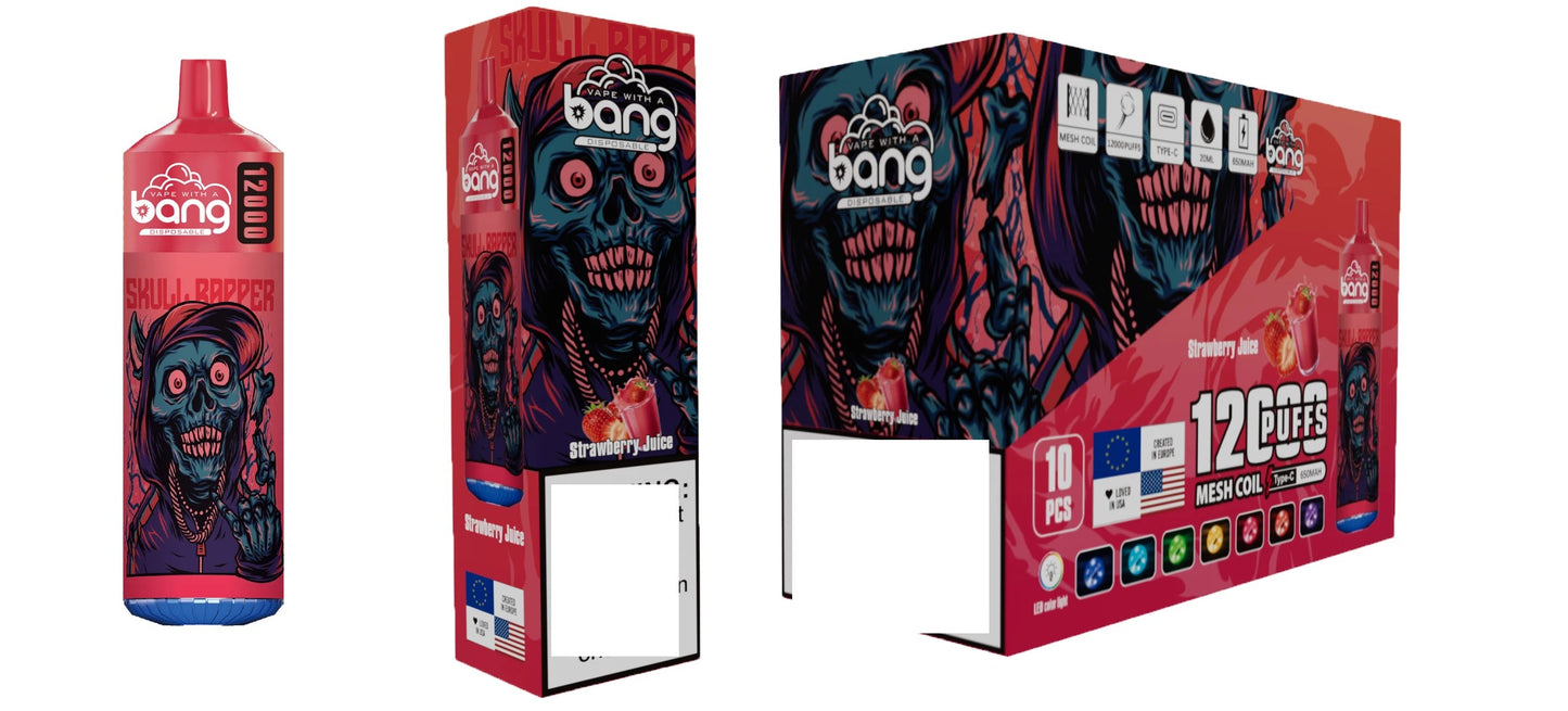 BANG 12000 Puffs Bulk Buy Rechargeable Disposable Vapes Wholesale