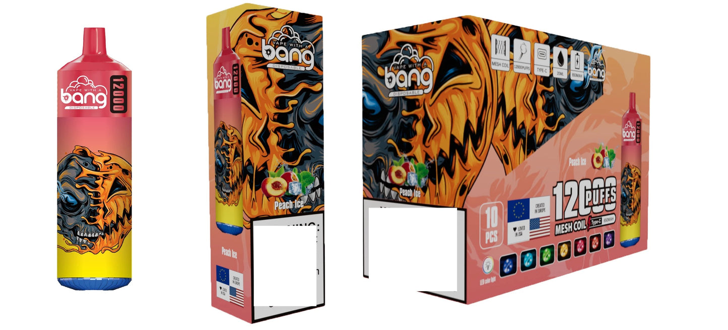 BANG 12000 Puffs Bulk Buy Rechargeable Disposable Vapes Wholesale