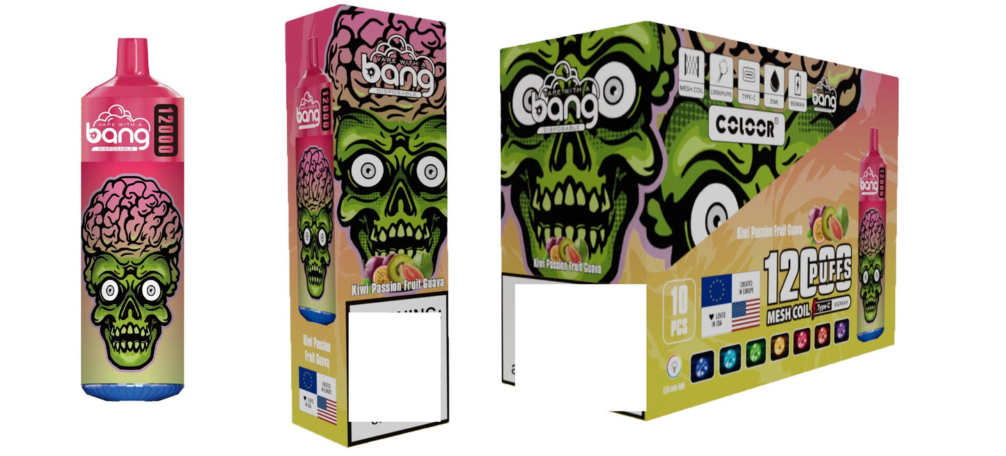 BANG 12000 Puffs Bulk Buy Rechargeable Disposable Vapes Wholesale