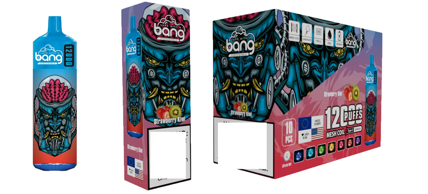 BANG 12000 Puffs Bulk Buy Rechargeable Disposable Vapes Wholesale