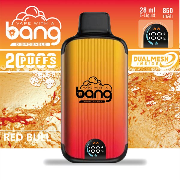 Bang 20000 Puffs Vape 20K Disposable Vape Pen E Cigarette Prefilled 25ml 650mAh Battery 16 Flavors