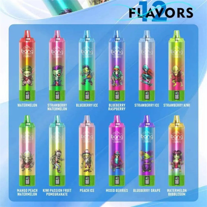 Bang 20000 Puff Canada Bar E Cigarette Atvs 15000/18000 Coming10000 Thunder 20000 Crystal 20000 Explorer Shisha Explorer Disposable Vape Wholesale-1000mAh Battery. 26ml E-liquid. Multiple Nicotine 12 Flavors