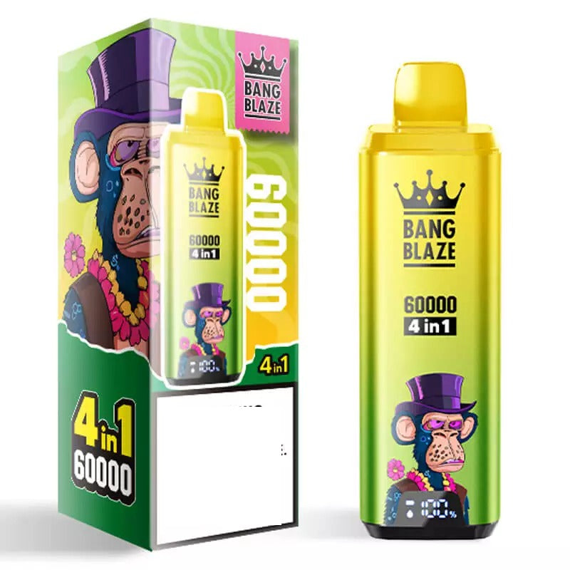 BANG BLAZE 60000 Puffs 4-in-1 Smart Screen Bulk Buy 60K Rechargeable Disposable Vapes Wholesale