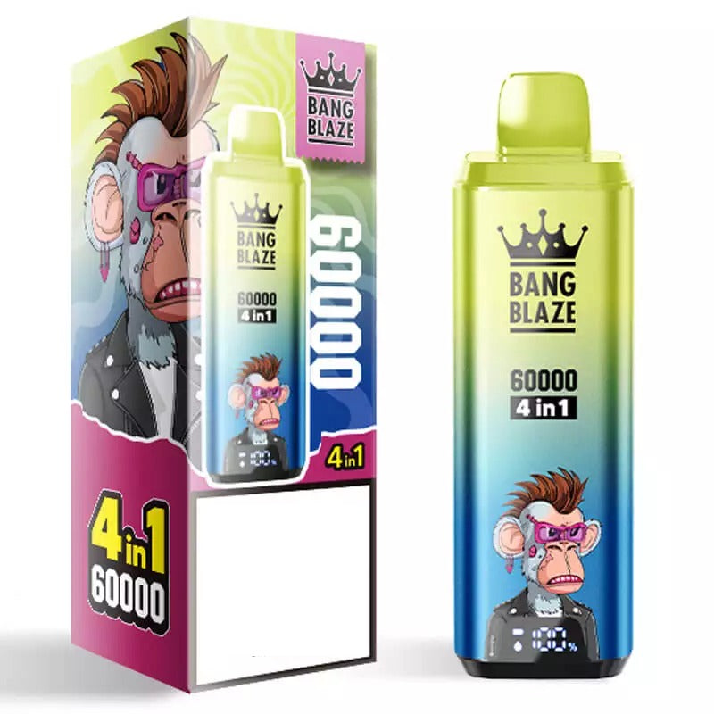 BANG BLAZE 60000 Puffs 4-in-1 Smart Screen Bulk Buy 60K Rechargeable Disposable Vapes Wholesale