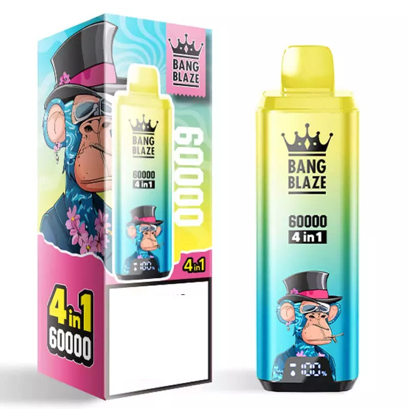 BANG BLAZE 60000 Puffs 4-in-1 Smart Screen Bulk Buy 60K Rechargeable Disposable Vapes Wholesale