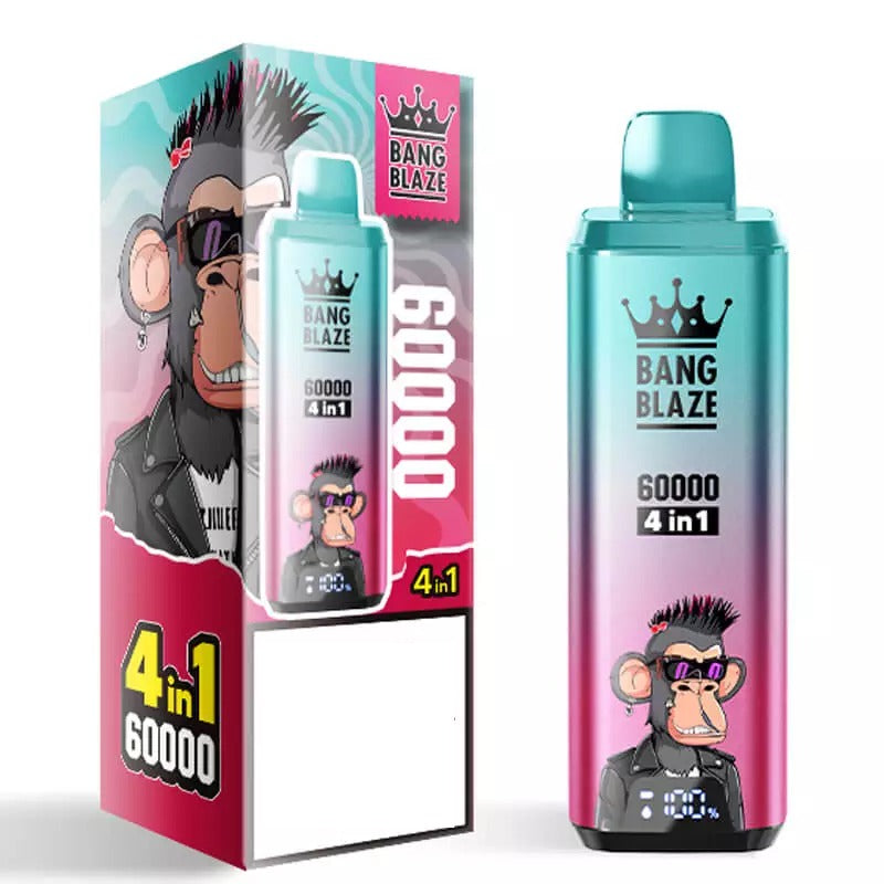 BANG BLAZE 60000 Puffs 4-in-1 Smart Screen Bulk Buy 60K Rechargeable Disposable Vapes Wholesale