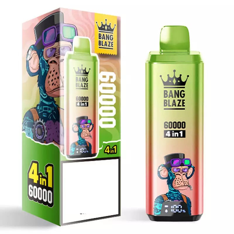 BANG BLAZE 60000 Puffs 4-in-1 Smart Screen Bulk Buy 60K Rechargeable Disposable Vapes Wholesale