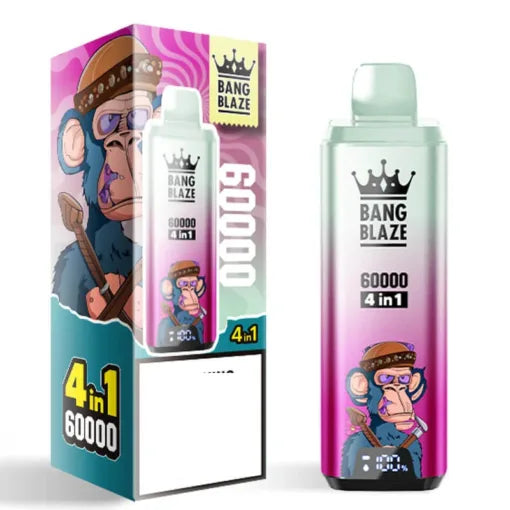 BANG BLAZE 60000 Puffs 4-in-1 Smart Screen Bulk Buy 60K Rechargeable Disposable Vapes Wholesale
