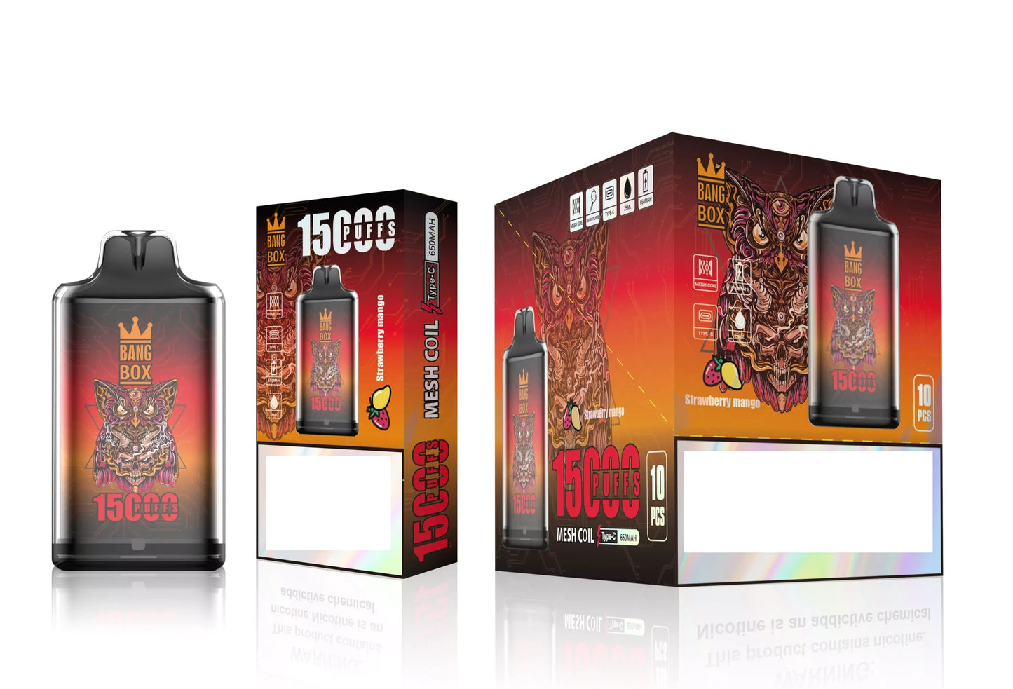 BANG BOX S1 15000 Puffs Bulk Buy Rechargeable Disposable Vapes Wholesale
