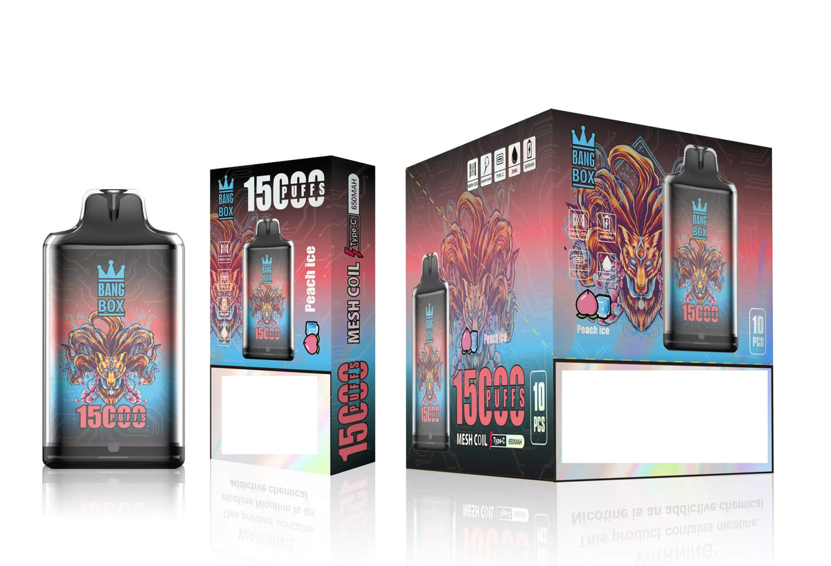 BANG BOX S1 15000 Puffs Bulk Buy Rechargeable Disposable Vapes Wholesale