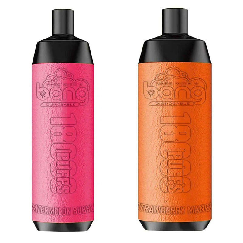 Bang Crown Bar 18000 Puffs E Cigarette Leather 18k Puff Bar Shisha Pro Max Dtl Disposable Vape-650mAh Battery. 20ml E-liquid. Multiple Nicotine 12 Flavors