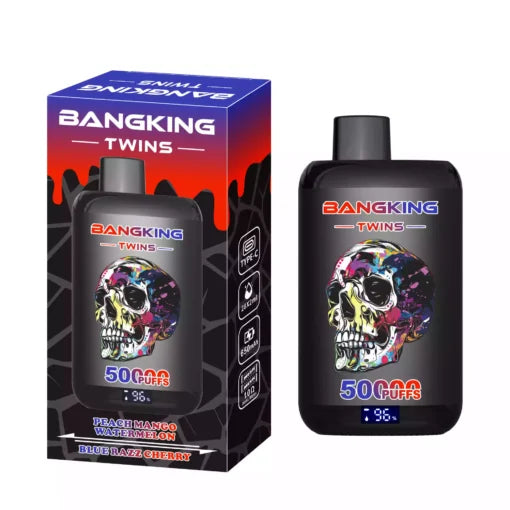 BANG KING TWINS 50000 Puffs DSK054 Bulk Buy Rechargeable Disposable Vapes Wholesale