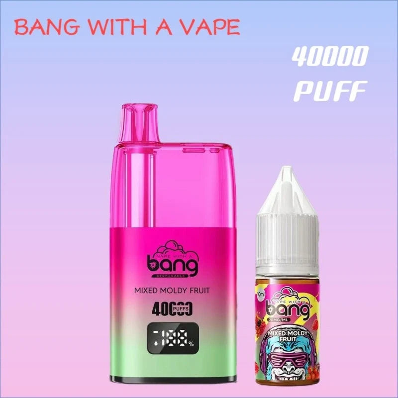 Bang With A Vape 40000 Smart Disposable Bulk Price Top Sale-650mAh. 20ml E-liquid. Multiple Nicotine 11 Flavors