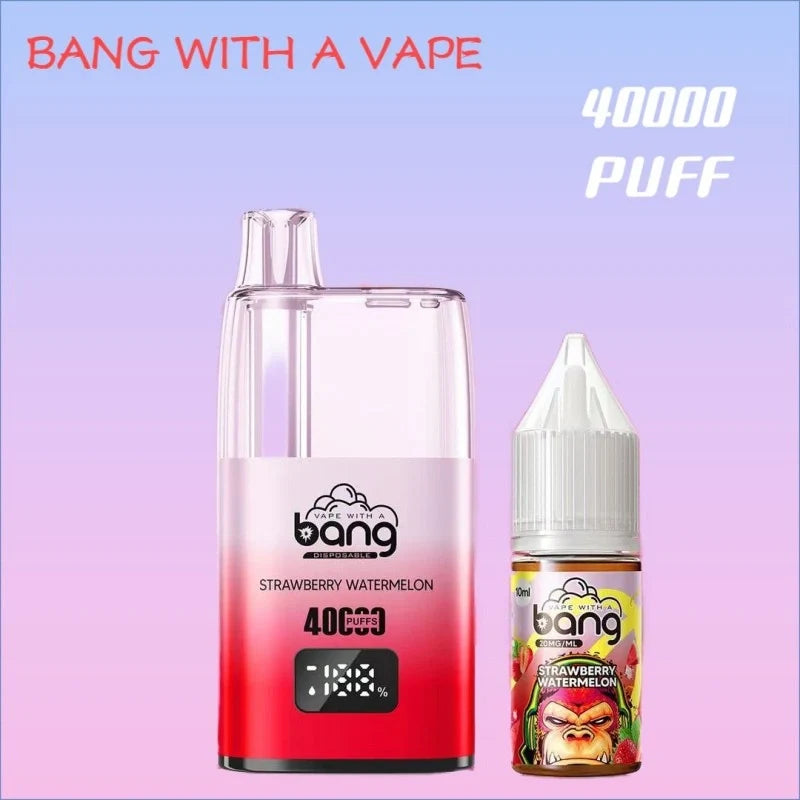 Bang With A Vape 40000 Smart Disposable Bulk Price Top Sale-650mAh. 20ml E-liquid. Multiple Nicotine 11 Flavors