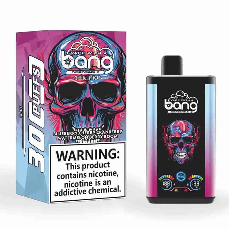 Bang 30000 Pro Dual Flavors Disposable Vape-550mAh Battery. 36ml E-liquid. Multiple Nicotine 16 Flavors