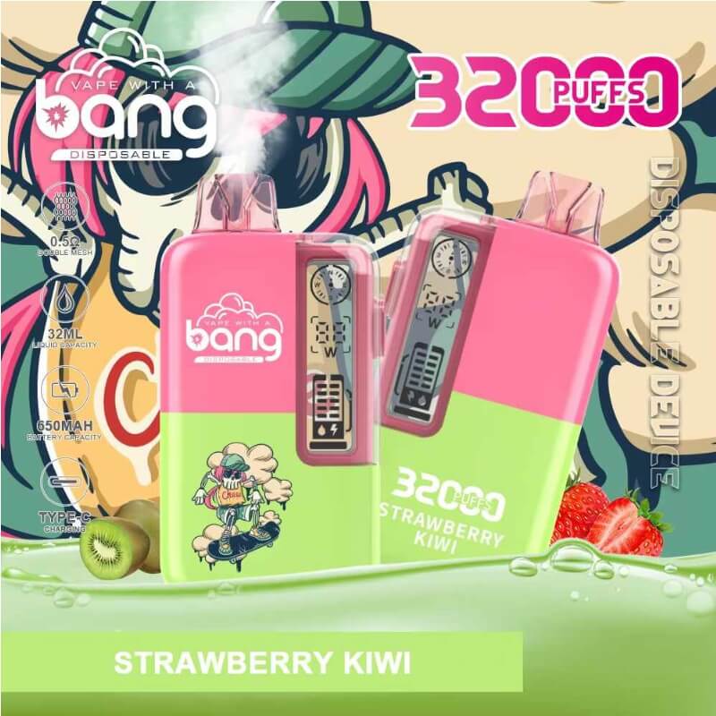 Bang 32000 Puffs Disposable Vape - 32ml E-Liquid. 650mAh Battery
