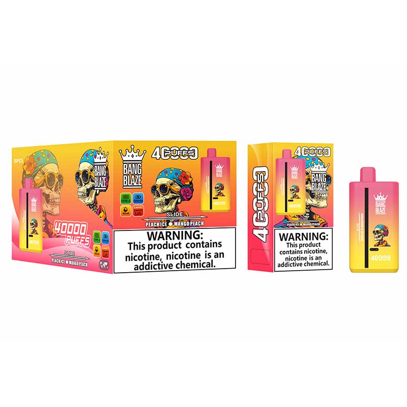 Bang Blaze 40000 Dual Flavors Disposable Vape - 40ml E-Liquid. 650mAh Battery 12 Flavors