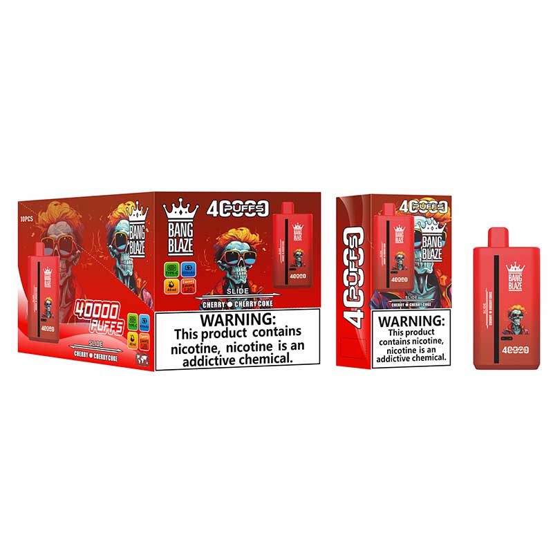 Bang Blaze 40000 Dual Flavors Disposable Vape - 40ml E-Liquid. 650mAh Battery 12 Flavors