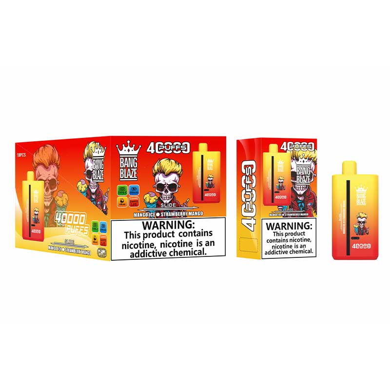 Bang Blaze 40000 Dual Flavors Disposable Vape - 40ml E-Liquid. 650mAh Battery 12 Flavors