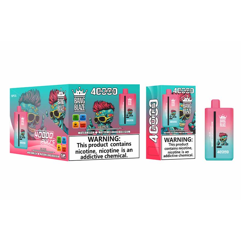 Bang Blaze 40000 Dual Flavors Disposable Vape - 40ml E-Liquid. 650mAh Battery 12 Flavors