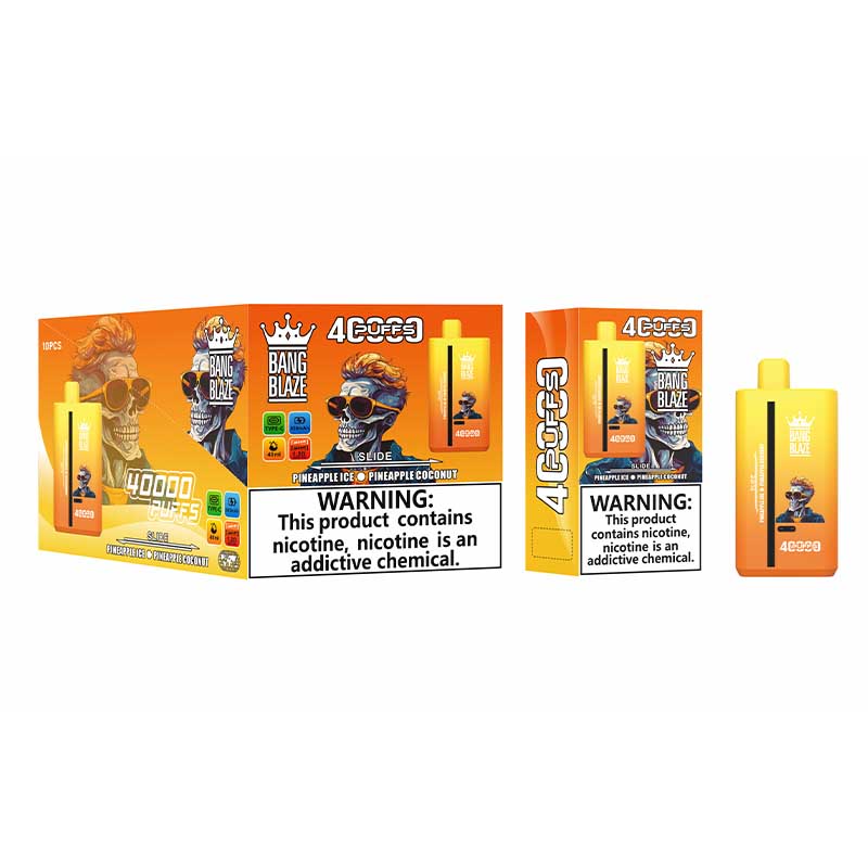 Bang Blaze 40000 Dual Flavors Disposable Vape - 40ml E-Liquid. 650mAh Battery 12 Flavors