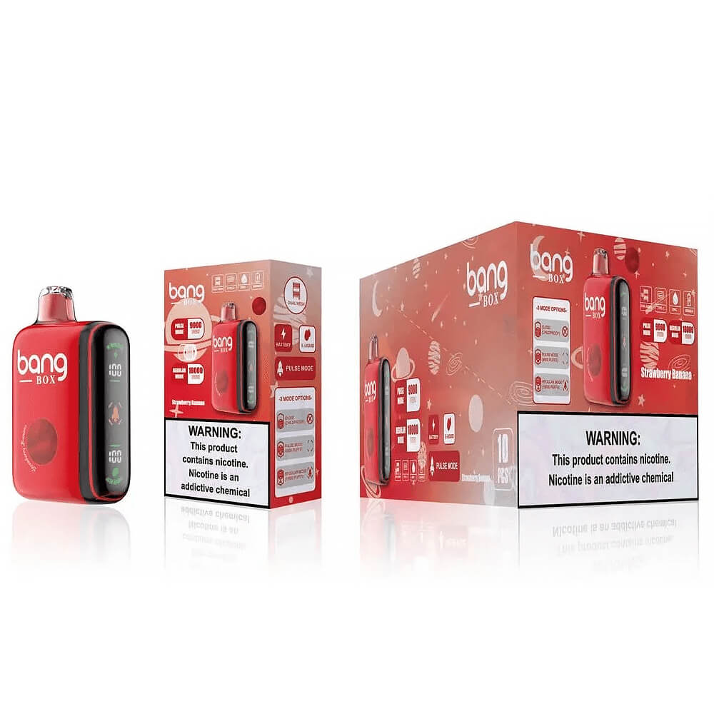 Bang box 9000-18000 PUFF Disposable Vape In Sales-28ml E-liquid. Multiple Nicotine 12 Flavors