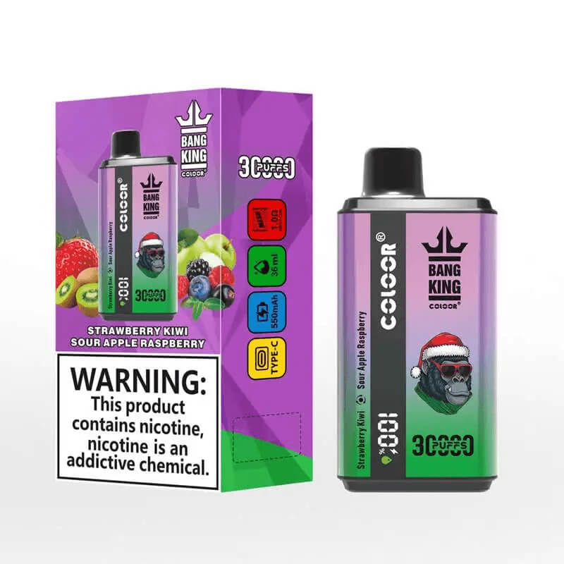 Bang King 30000 Puffs Disposable Vape - 36ml E-Liquid. 550mAh Battery