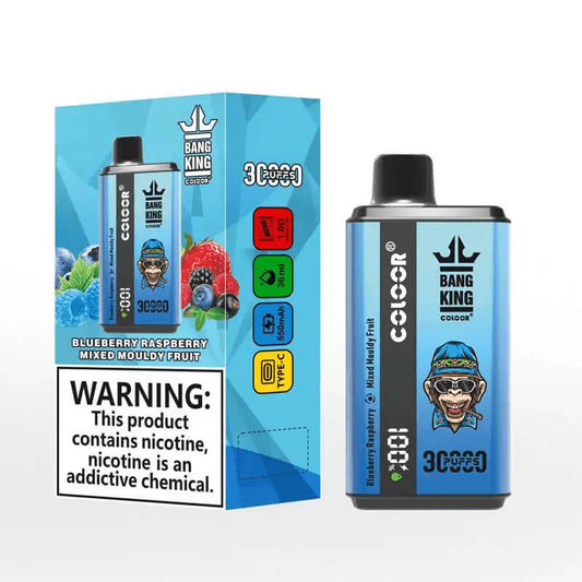 Bang King 30000 Puffs Disposable Vape - 36ml E-Liquid. 550mAh Battery