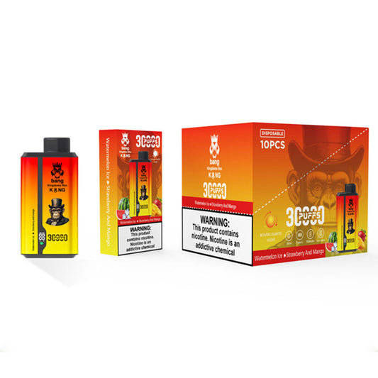 Bang Kingdoms Rex 30000 Puffs Disposable Vape | 0%-5% Nicotine  - 36ml E-Liquid, 650mAh Battery