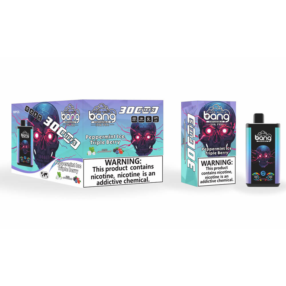 Bang Large screen 30000 PUFF dual flavors Disposable Vape In Sales-36ml E-liquid. Multiple Nicotine 16 Flavors