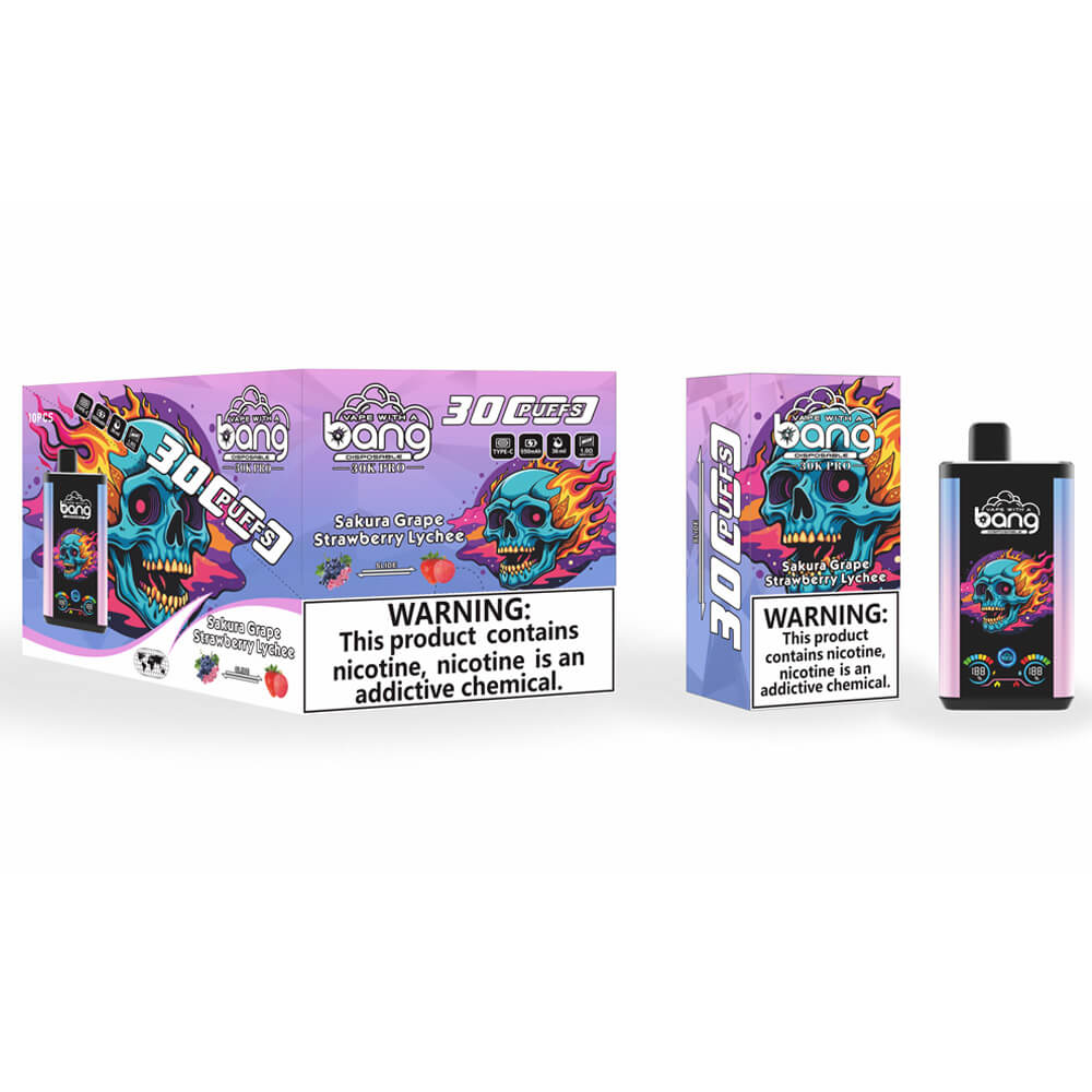 Bang Large screen 30000 PUFF dual flavors Disposable Vape In Sales-36ml E-liquid. Multiple Nicotine 16 Flavors