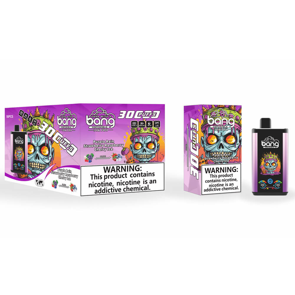 Bang Large screen 30000 PUFF dual flavors Disposable Vape In Sales-36ml E-liquid. Multiple Nicotine 16 Flavors