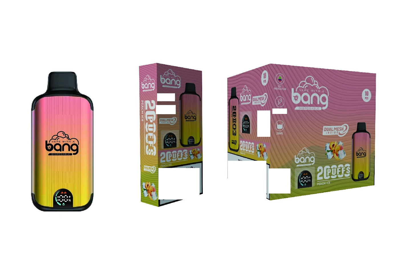 BANG Vape 20000 Puffs Dual Mesh LED Display Rechargeable Bulk Buy Disposable Vape Wholesale