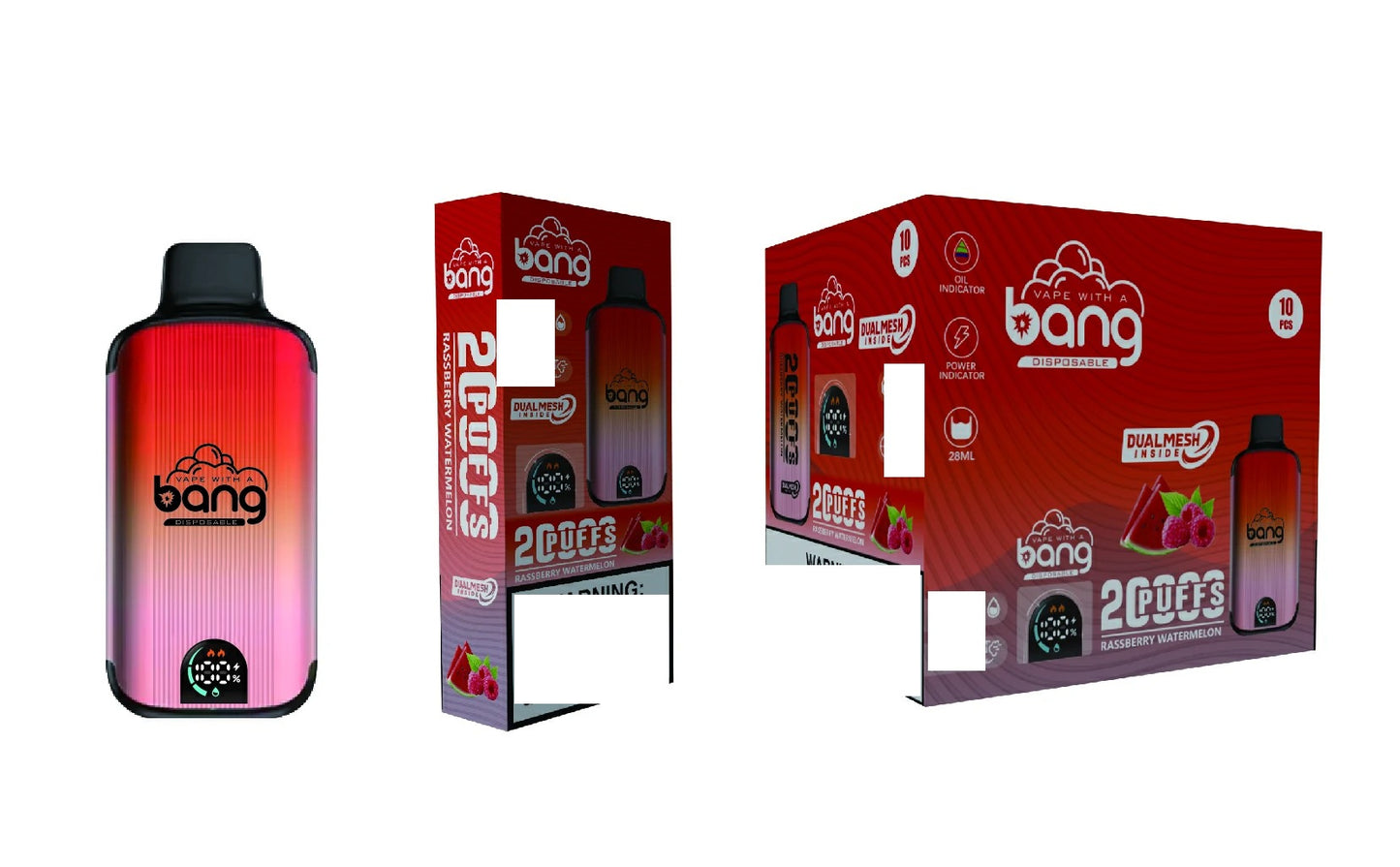 BANG Vape 20000 Puffs Dual Mesh LED Display Rechargeable Bulk Buy Disposable Vape Wholesale