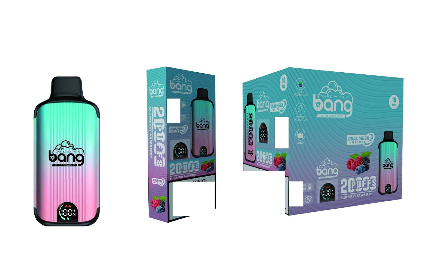 BANG Vape 20000 Puffs Dual Mesh LED Display Rechargeable Bulk Buy Disposable Vape Wholesale