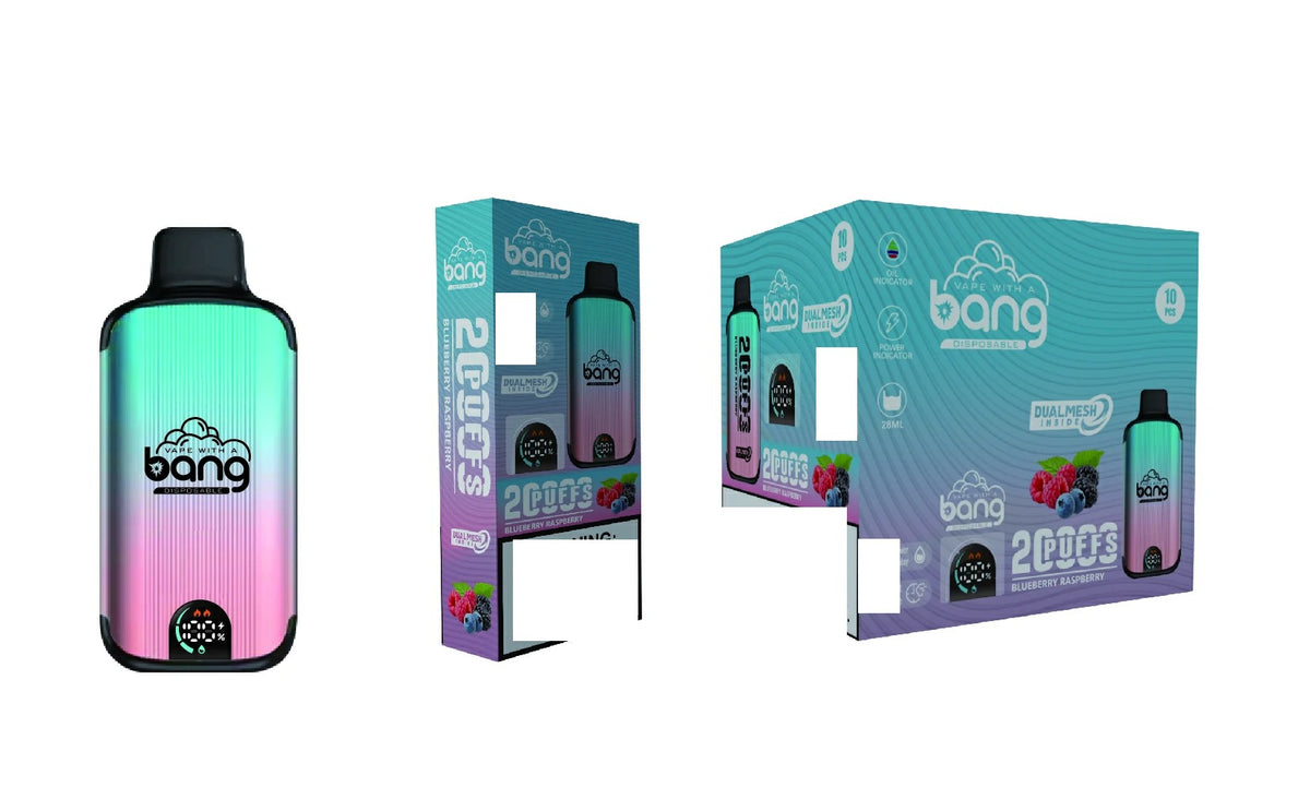 BANG Vape 20000 Puffs Dual Mesh LED Display Rechargeable Bulk Buy Disposable Vape Wholesale